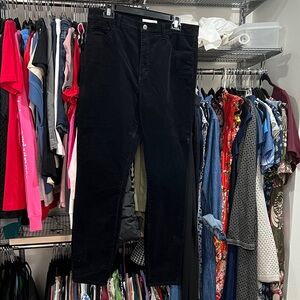 LOFT corduroy Black Straight Leg Pants